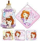 タオルセット ソフィア ディズニー 入園準備 ループタオル/プチタオル3枚/おりこうタオル WG444800/PG451700/WG447800