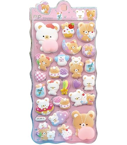 Amazon | シール 3d 立体 ぷくぷく おしりシール DIY お尻 動物