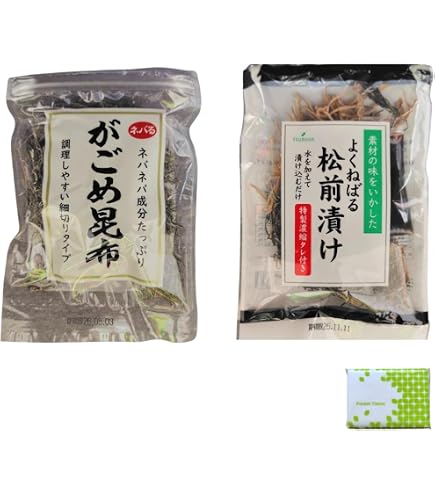 がごめ昆布入り粘りの出る松前昆布北海道産1kg松前漬けに業務価格特価！ Amazon.co.jp: 小林食品 がごめ昆布入り松前漬けの素 90g : 食品・飲料