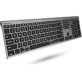 Macally ワイヤレス Bluetooth キーボード Mac対応 Apple Keyboard Wireless Mac/iOS/PC/Android 最大三つのBluetoothデバイスペアリング 切り替え可能 Mac Bluetooth キ