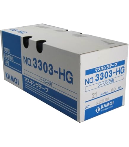 Amazon.co.jp: カモ井加工紙 NO.3303EV シーリングテープ 躯体用