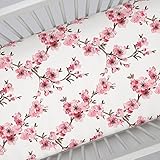 Carousel Designs Pink Cherry Blossom Crib Sheet by Carousel Designs