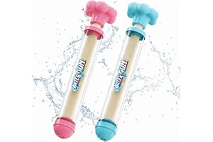 水鉄砲 花火 ウォーターガン 花火のような噴射 強力 簡単給水 軽量設計 滑り止めグリップ 子供 大人用 プール ビーチ 夏祭り 水遊び おもちゃ プレゼント (2個セット)