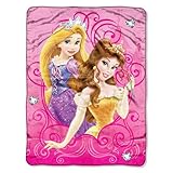 Disney's Princess Micro Raschel Throw Blanket [並行輸入品]