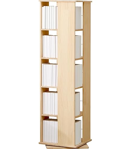 Amazon | 回転式の本棚！回転コミックラック（5段タイプ）【SWK-5