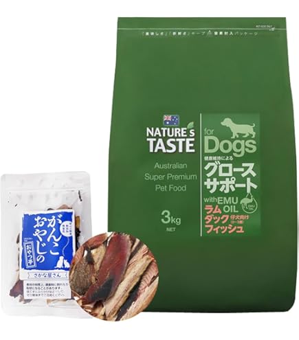 Amazon.co.jp: ネイチャーズテイスト ドッグフード グロースサポート