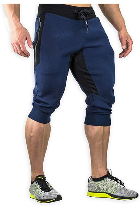 Capri Jogger Pants with Zipper Pockets 