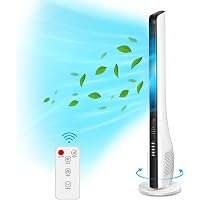 Bladeless Tower Fan - 43-Inch Cooling 