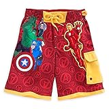 (ディズニー) Disney マーベル アベンジャーズ トランクス 水着 UVカット ベビー キッズ 男の子 USディズニーストア (4 (3-4歳)身長97-107cm) [並行輸入品]