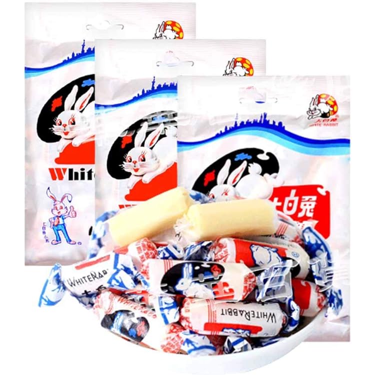 Amazon.co.jp: 大白兎 ミルクキャンディー （あずき味）200g L