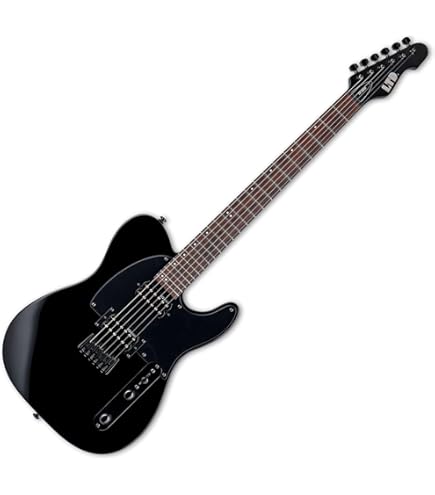 Amazon | LTD TE-401 Black Satin エレキギター | エレキギター | 楽器