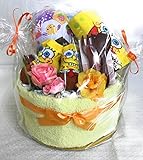 出産祝い おむつケーキ 男の子 女の子「スポンジボブ」ボリューム満点贈り物