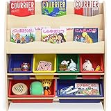 おもちゃ収納 絵本棚 絵本ラック 本箱 おもちゃ箱 子供用 木製 タイプC