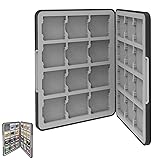 Coollooda 3dsソフトケース ゲームカードケース カード整理 24枚 3dsソフト収納 3DS/DS対応 持ち運び便利 つぶれ防止 耐衝撃 軽量 コンパクト 防塵 保護 Switch対応