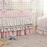 Carousel Designs Pink and Gray Chevron 2-Piece Crib Bedding Set by Carousel Designs