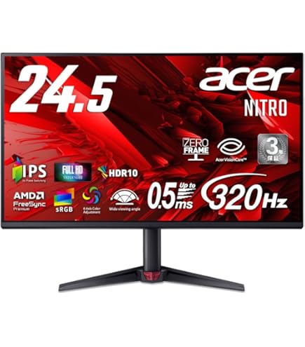 Amazon.co.jp: Acer ゲーミングモニター Nitro VG240YSbmiipfx 23.8
