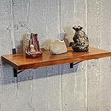 HAIZHEN ウォールシェルフヴィンテージウッドアイアンワインラックキッチンラック ( サイズ さいず : 120*20cm )
