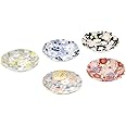 5枚組 8cm 花絵巻 小皿 花柄 ACSWEBSHOPオリジナル
