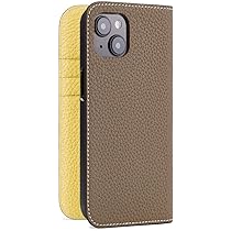 ボナベンチュラ15promax エトープ×イエローシュリンクレザー手帳型ケース Amazon.co.jp: 【ボナベンチュラ】 ダイアリーケース (iPhone15