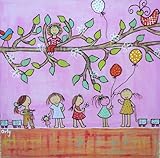 Orly 40 x 40cm Art for Children (Ladies in Pink) by Orly