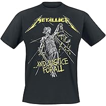 Amazon | METALLICA KILL EM ALL オフィシャルバンドTシャツ(黒) (S