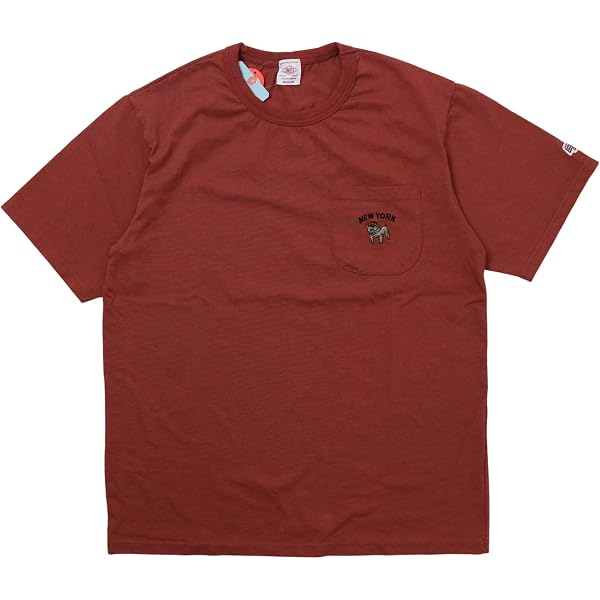 Amazon | [ランバー] メール便 発送 半袖 Tシャツ POCKET EMBLEM T