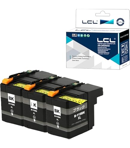 Amazon.co.jp: brother LC119/115 用互換 インクカートリッジ BK増量5