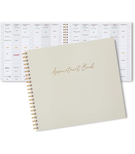 Appointment Book – Undated Salon Appointment Book, Qatar