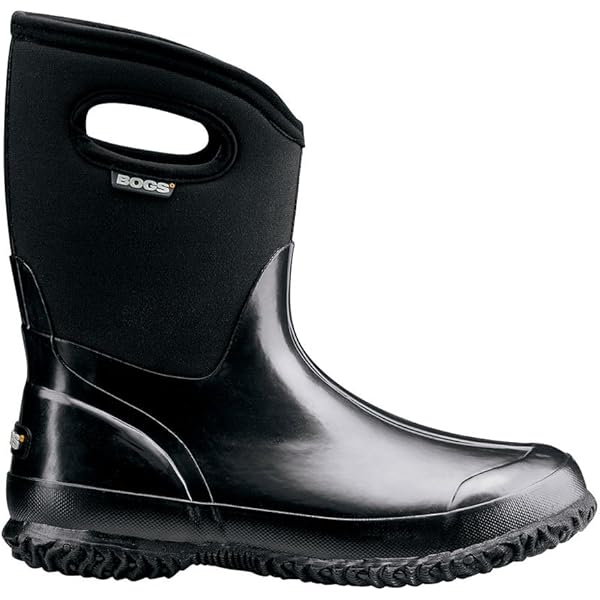 Amazon | BOGS Womens Neo-Classic Rain Boot, Black, Size 6 | ブーツ