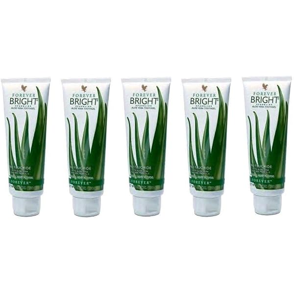 Forever Living Bright Toothgel 4 6 Oz Natural Mint Flavor Pack Of 5 Amazon Sg Health Household Personal Care