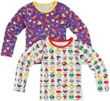 ブーフーウー SUPER BOO HOMES BOO/オールスター柄&マッシュdeシュ柄 ロングスリーブTEE(2P) 80cm NA コットン95%・ポリウレタン5% 0742703