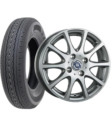 Amazon | (タイヤ)ブリヂストンK370 145/80R12 80/78N (ホイール