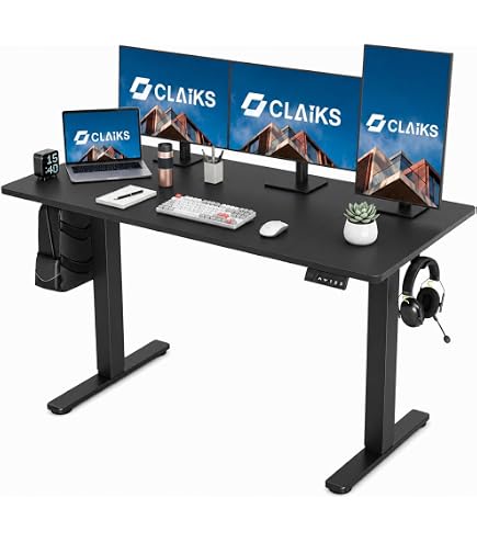 Amazon | ErGear 電動 オフィスワークテーブル 昇降式デスク