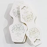 Amazon 手作り工房 My Mama アクセサリー用台紙 50枚 ヘアアクセサリー バレッタ ヘアゴム アルパカ ビーズ レジン アクセサリー 通販