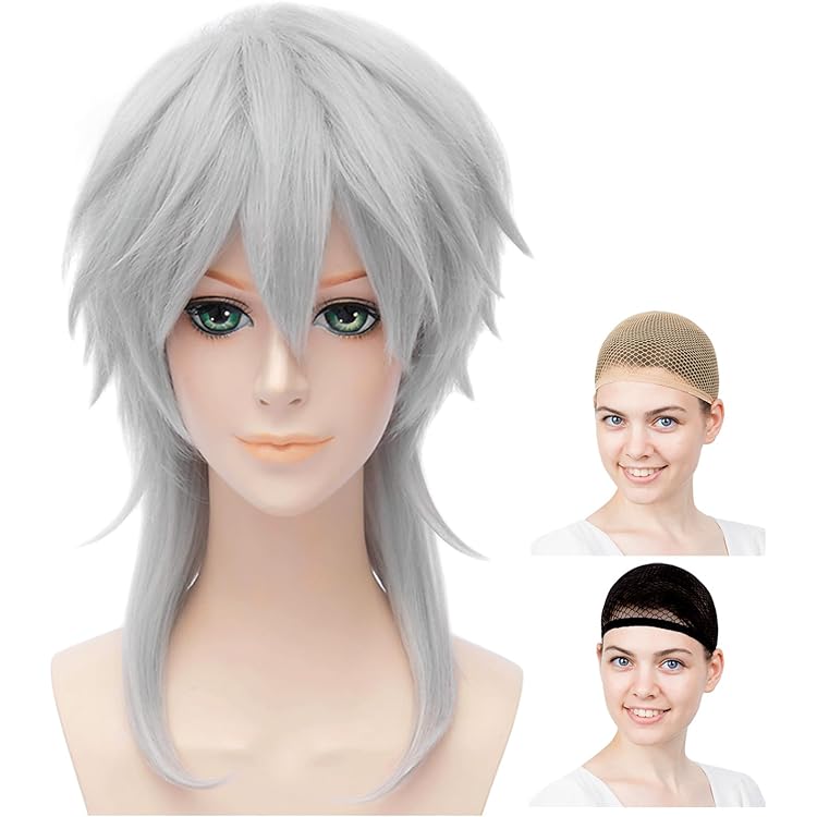 Amazon.co.jp: 刀剣乱舞 鶴丸国永 風 ウィッグ キャラウィッグ 美容師