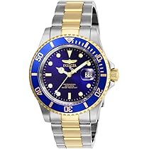 未使用✨インビクタ　プロダイバー　ゴールド　クリスタル　クォーツ　ステンレス Amazon | Invicta Men's 26971 Pro Diver Quartz 3 Hand Blue
