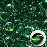 ガラスアクセサリー・ティアドロップII：エメラルド1kg入り
