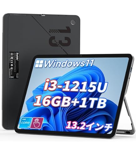 Amazon.co.jp: Zwide SA13 Pro win11 1215U タブレットPC 13.2型 1600
