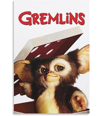 Amazon.co.jp: グレムリン 映画ポスター GREMLINS キャンバス 芸術