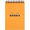 RHODIA(ロディア) リングノート No.13(A6) 方眼罫 撥水カバー ミシン目入 ダブルリング PEFC認証取得 ノートパッド オレンジ RHODIA Classis cf13500