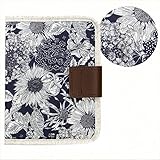 よつば洋品店オリジナル リバティ 母子手帳ケース ≪日本製≫ スウィム・ダンクレア(ネイビー) 【QO-YY137】