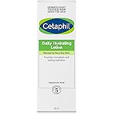 Cetaphil Daily Hydrating Lotion with Hyaluronic Acid instantly rehydrates your skin and locks in moisture to protect it from 