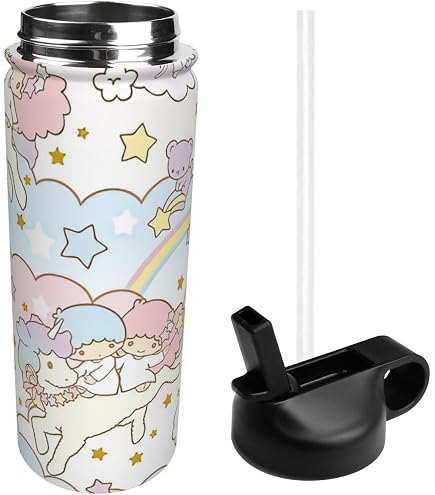 Amazon｜スポーツ水筒 リトルツインスターズ ステンレスボトル