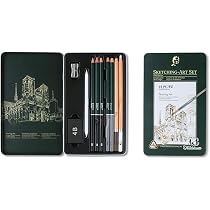 Amazon.co.jp: Roseelf デッサン用鉛筆 スケッチ鉛筆 画材セット 木炭