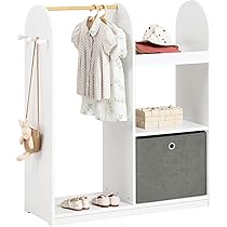 【美品】子供用　キャビネット　ハンガーラック　北欧　モダン 楽天市場】【belle】 幅80 奥行46 高さ172 ハンガーラック