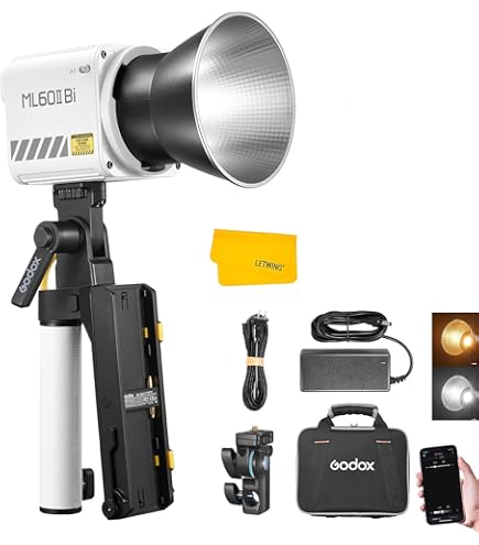 Amazon | GODOX ML60IIBi LED ビデオライト、GODOX AD-S60S