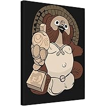 Amazon.co.jp: 信楽焼の狸の置物 狸 たぬき アニメ アートパネル