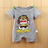 SAKUTANE（JP)ロンパース 前開き カバーオール 純綿 赤ちゃん用 夏 半袖ショート ギフト着脱やすい 快適 高級質