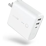 Anker PowerCore Fusion 5000 (モバイルバッテリー 搭載 USB充電器 5000mAh) 【PSE技術基準適合/コンセント 一体型/PowerIQ搭載/折りたたみ式プラグ】 iPhone iPad Android各種対応 (