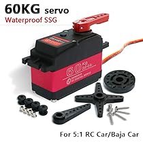 ラジコンサーボ Amazon | 60kg DS5160 高トルク フルメタルデジタルステアリング